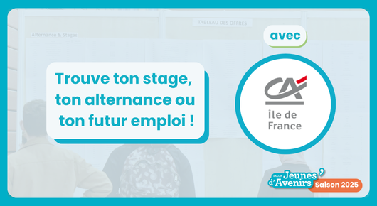 Le Crédit Agricole d’Ile-de-France, partenaire du Salon Jeunes d’Avenirs depuis 2019